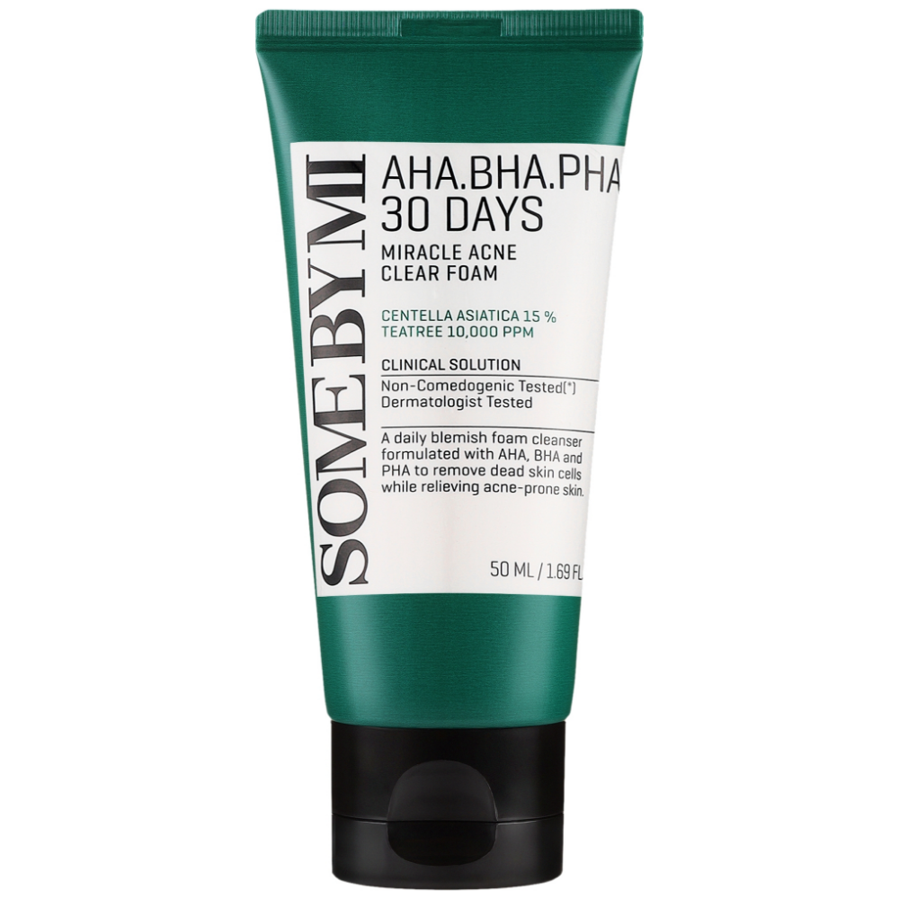 SOME BY MI AHA-BHA-PHA 30 DAYS MIRACLE ACNE CLEAR FOAM [50ml]