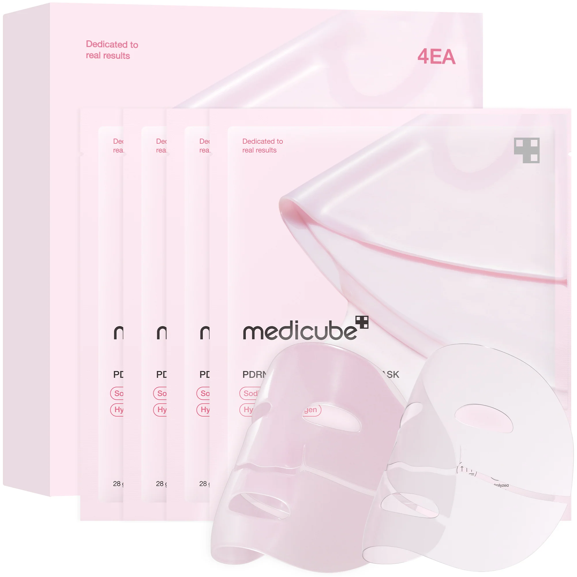 PDRN PINK COLLAGEN GEL MASK (4EA)