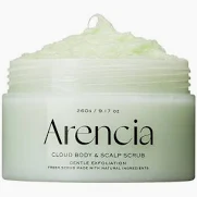 Arencia Fresh Cloud Body & Scalp Scrub Geranium & Primrose 260g