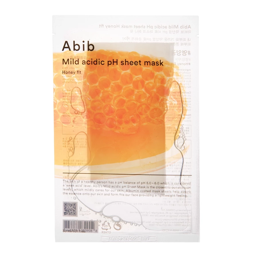 Abib Mild acidic pH sheet mask Honey fit