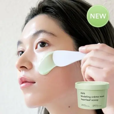 Abib Modeling crème mask Heartleaf scoop