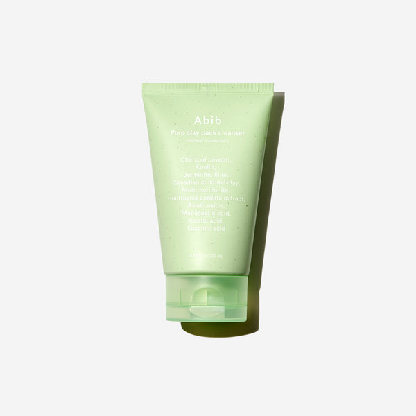 Abib Pore clay pack cleanser Heartleaf charcoal foam
