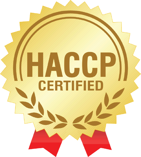 HACCP certified