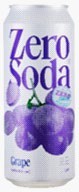 CLOOP Zero Soda 제로소다 Grape 포도 (XO LID) Korean food wholesale product image