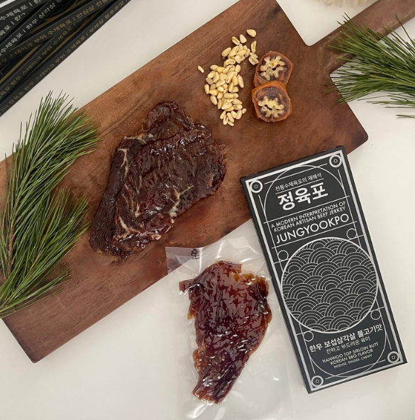 HANULNAE Rump Cap Hanwoo Beef Jerky 40g Korean food wholesale product image