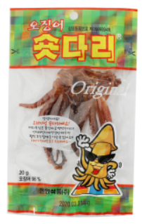 KCN SQUID SHORT LEG GRILLED OCTOPUS 20g Korean food wholesale product image