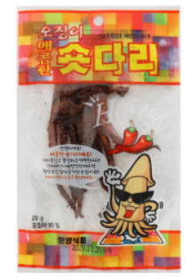 KCN SQUID SPICY SHORT LEG GRILLED OCTOPUS 20g Korean food wholesale product image