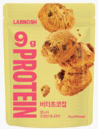 LABNOSH Protein Mini Cookie 프로틴 미니 쿠키 Butter Chocolate Chip 버터 초코칩 Korean food wholesale product image
