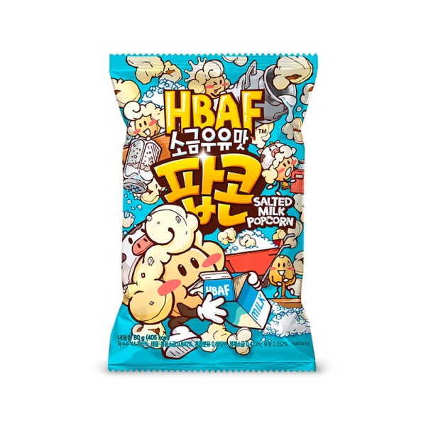 HBAF SALTED MILK FLAVOR POPCORN 80g