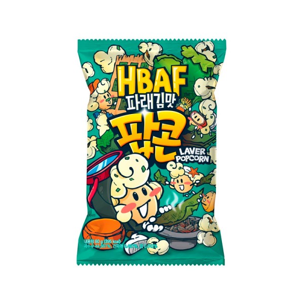 HBAF LAVER FLAVOR POPCORN 80g