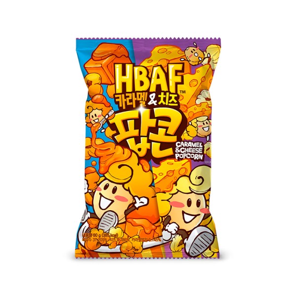 HBAF CARAMEL & CHEESE POPCORN 80g