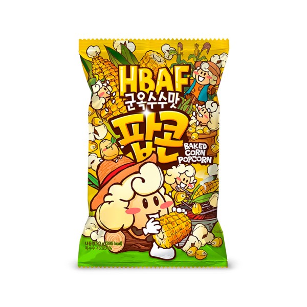 HBAF CORN FLAVOR POPCORN 80g Korean food wholesale product image
