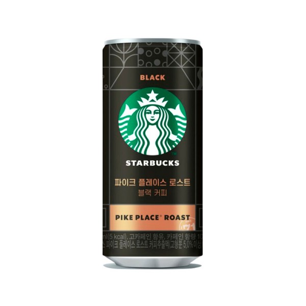 STARBUCKS PIKE PLACE ROASTED BLACK COFFEE 200ML