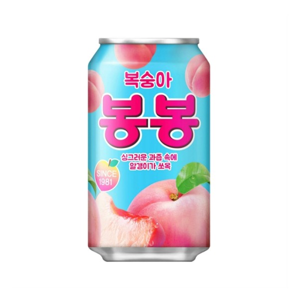HTB BONGBONG PEACH JUICE 340ml