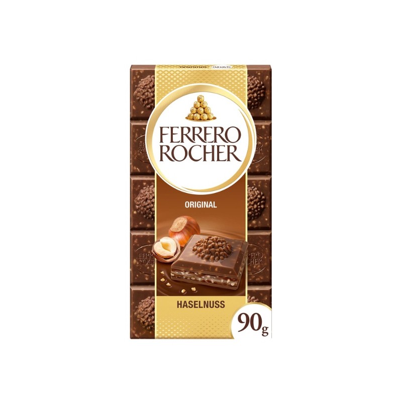 FERRERO ROCHER MILK CHOCOLATE BAR 90g