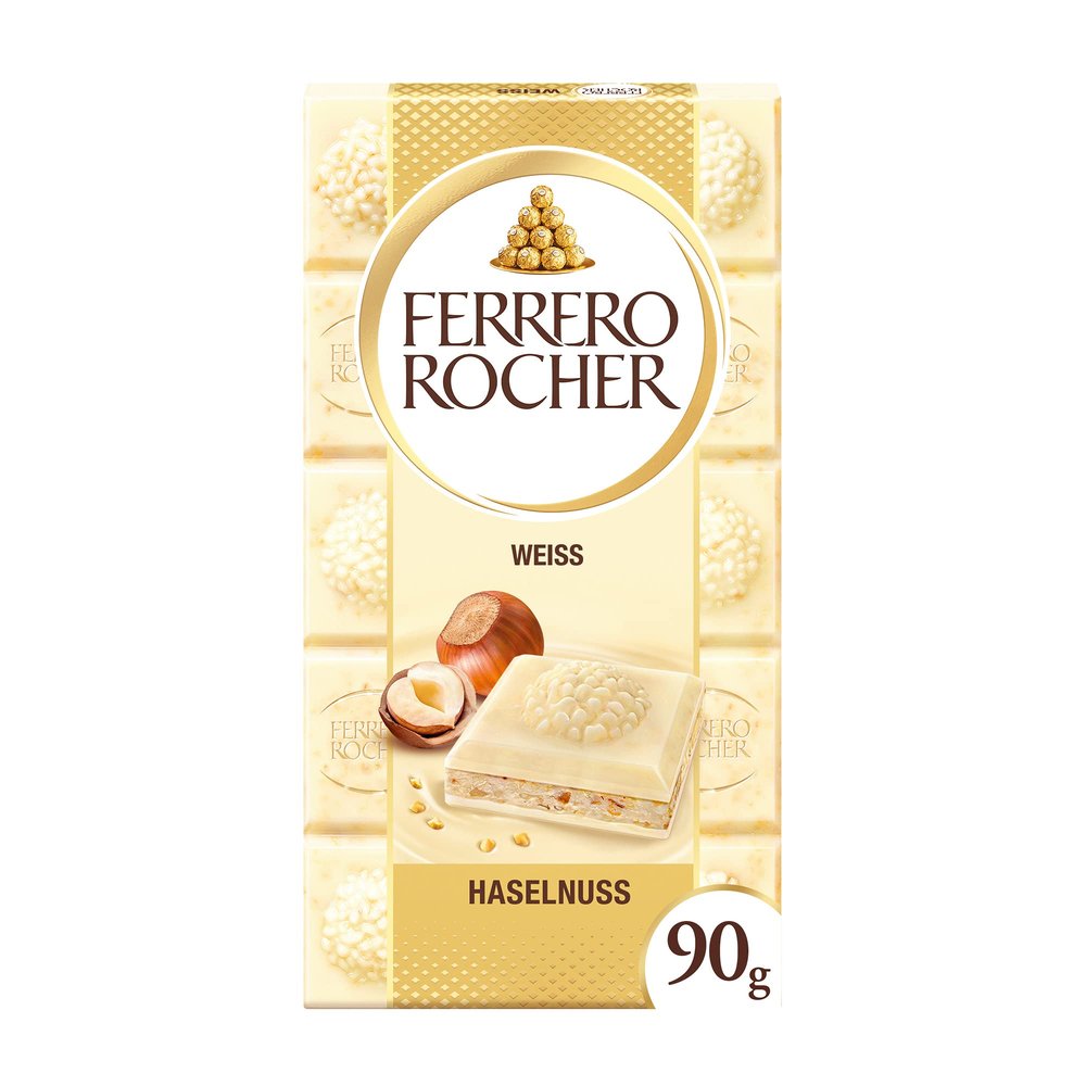 FERRERO ROCHER WHITE CHOCOLATE BAR 90g