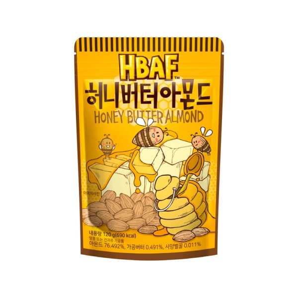 HBAF HONEY BUTTER ALMOND 120g