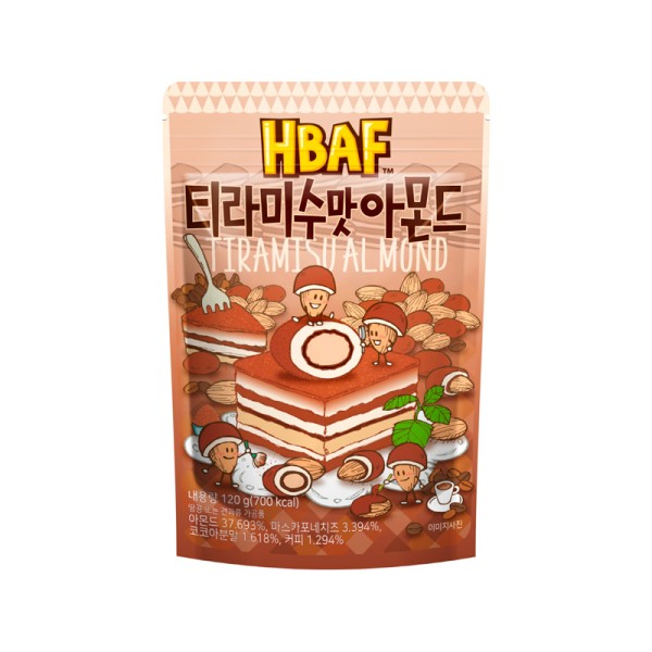 HBAF TIRAMISU ALMOND 120g