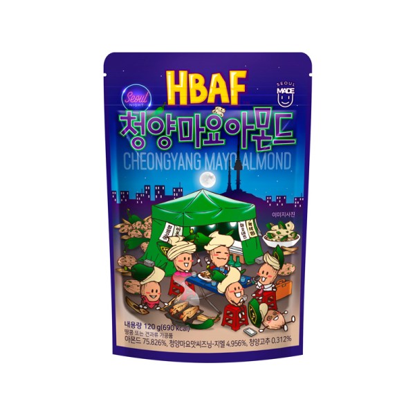 HBAF CHEONGYANG MAYO ALMOND 120g