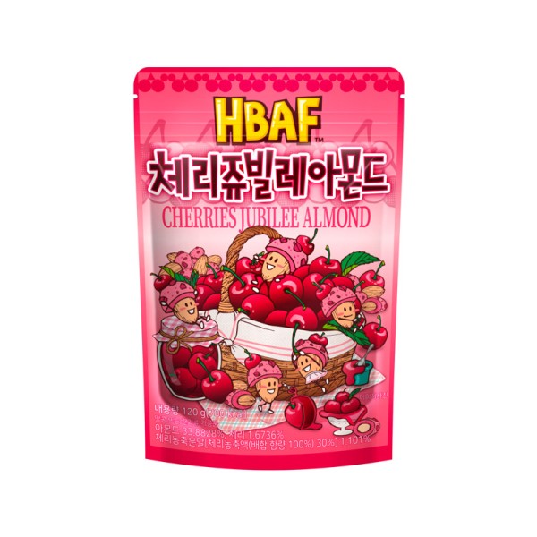 HBAF CHERRIES JUBILEE ALMOND 120g
