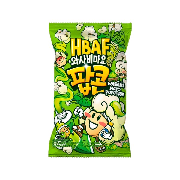 HBAF WASABI MAYO POPCORN 80g Korean food wholesale product image