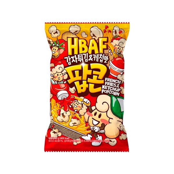 HBAF FRENCH FRIES & KETCHUP FLAVOR POPCORN 80g