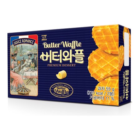 SEOJU BUTTER WAFFLE 55g Korean food wholesale product image