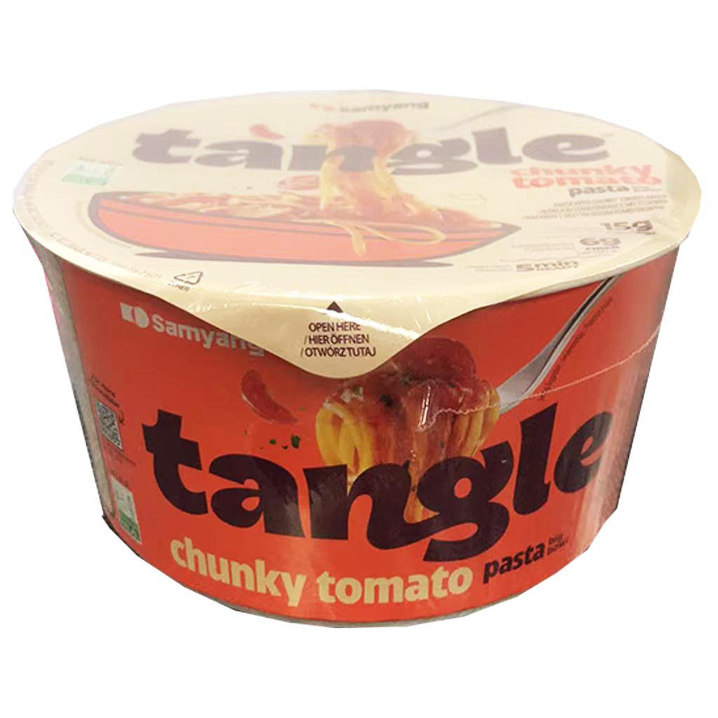 SAMYANG TANGLE CHUNK TOMATO PASTA BIG CUP 105g Korean food wholesale product image