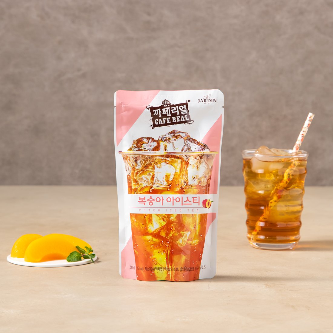 JARDIN Café Real Peach Iced Tea HALAL 230ml x 50