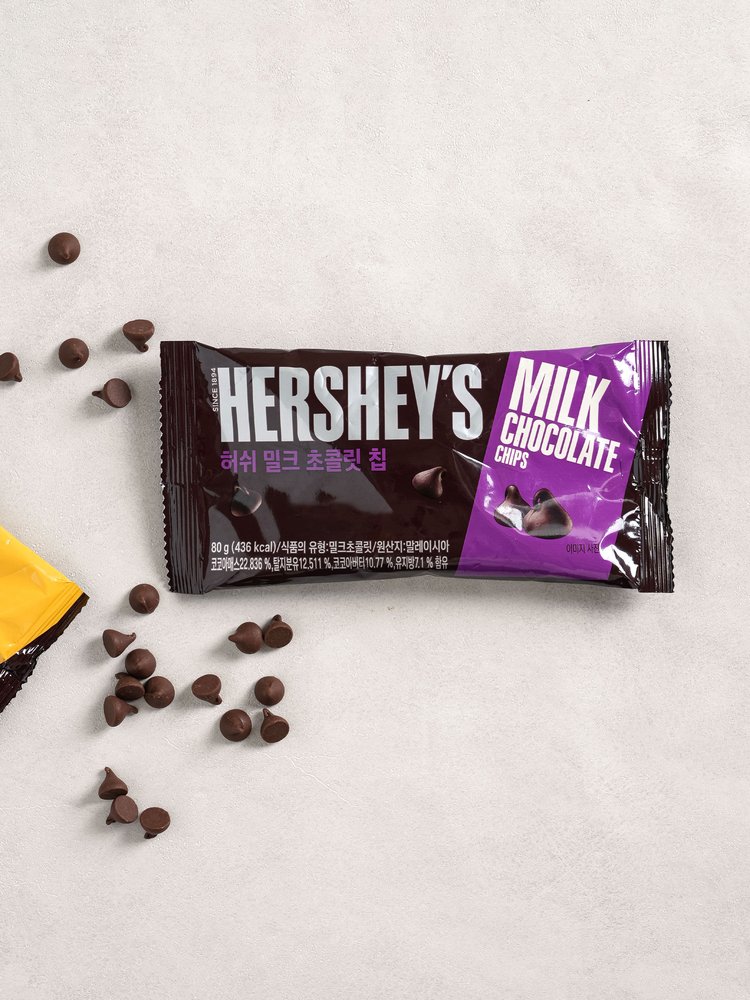HERSHEY'S MILK CHOCOLATE CHIPS 80g