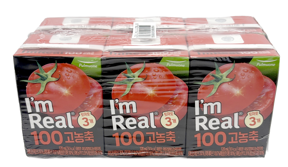 PULMUONE I'M REAL 100 HIGHLY CONCENTRATED TOMATO 720ml (120ml*6)