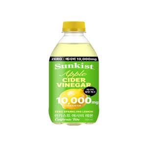 KWANGDONG SUNKIST APPLE CIDER VINEGAR ZERO SPARKLING LEMON 500ml