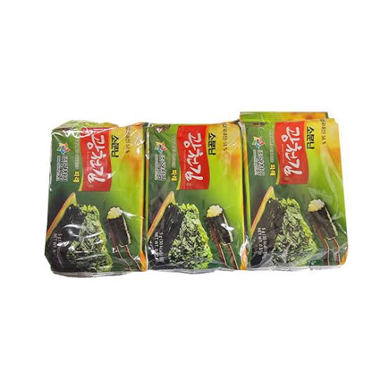 Famous Kwangchoen Dosirak Seasoned Seaweed 3ea