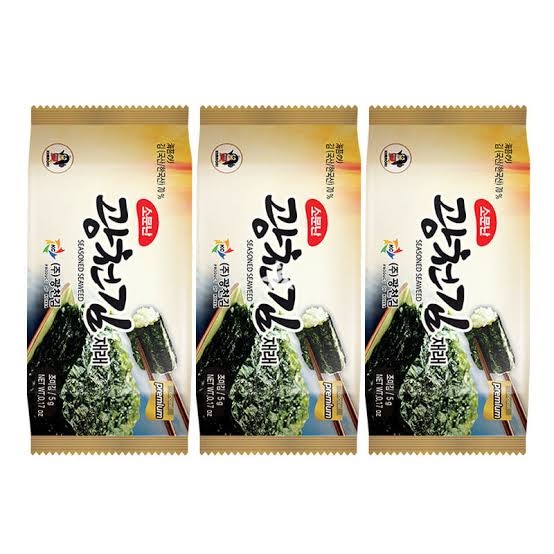 Famous Kwangchoen Dosirak Seasoned Seaweed 9ea