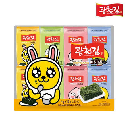 Kakao friends Kwangcheon Dosirak Seasoned Seaweed 20dan