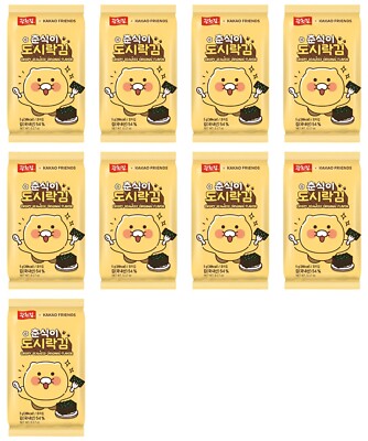 Choonsik crispy seaweed original 9pkg Korean food wholesale product image