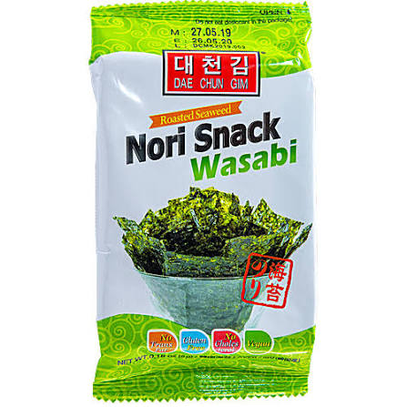 Choonsik crispy seaweed wasabi 9pkg