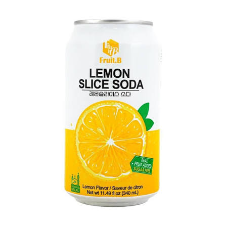 FRUIT.B LEMON SLICE SODA (Carbonated) Operating both until further notice