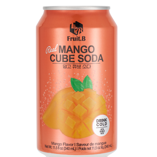 FRUIT.B MANGO CUBE SODA (Carbonated) Korean food wholesale product image