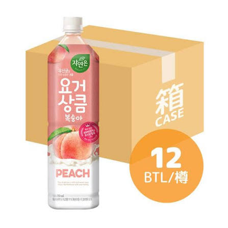 Nature's YOGUR PEACH PET 1.5l x 12