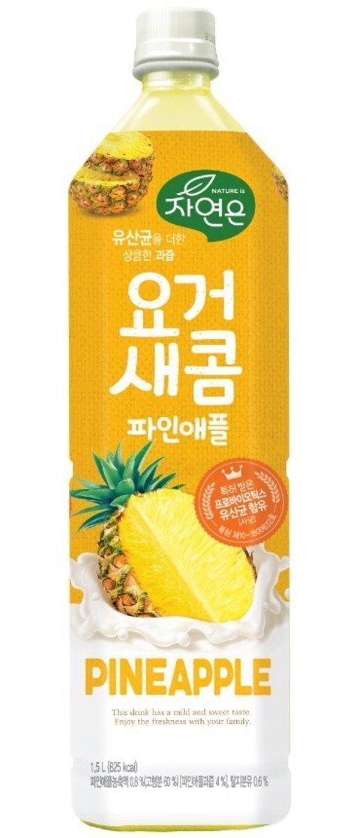 Nature's YOGUR PINEAPPLE PET 1.5l x 12