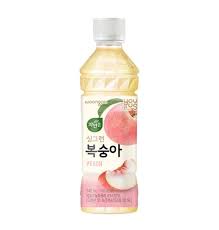 Nature's Flat Peach PET 340ml x 24 Korean food wholesale product image