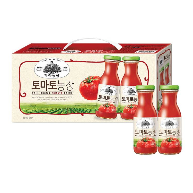 Tomato BOT (180ml x 12) x 4 Korean food wholesale product image