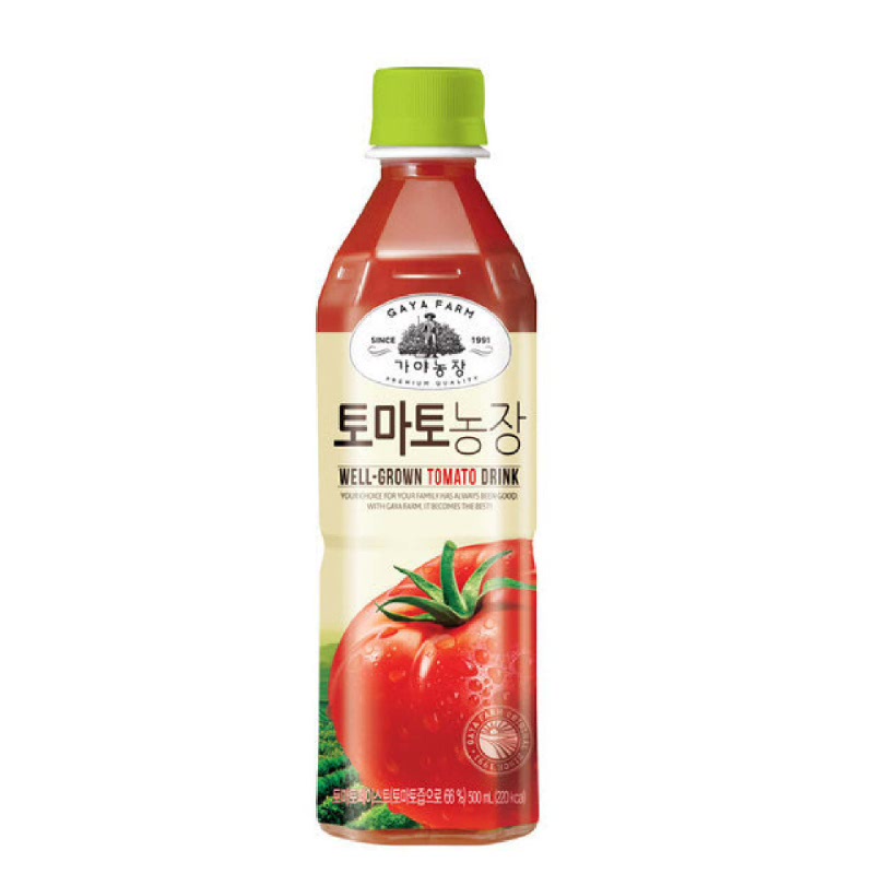 Gaya Farm Tomato Farm PET 500ml x 20 Korean food wholesale product image