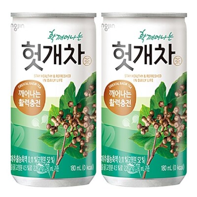 Woongjin Raisin Tea CAN 180ml x 30