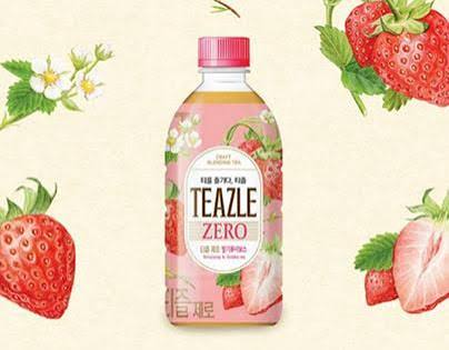 TEAZLE ZERO Strawberry Rooibos PET 500ml x 20