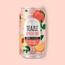 TEAZLE ZERO Sparkling Peach CAN 340ml x 24