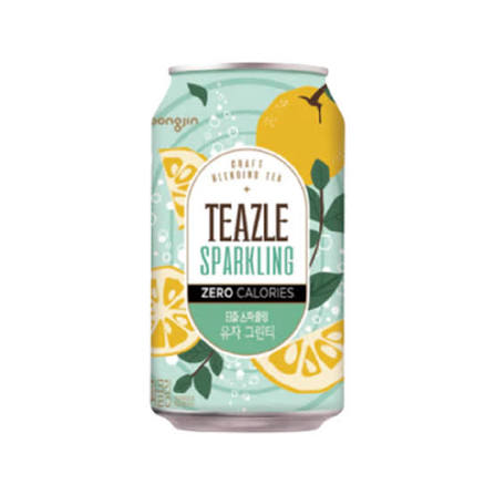 TEAZLE ZERO Sparkling Citron CAN 340ml x 24 Korean food wholesale product image