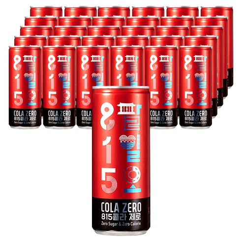 815 COLA ZERO (H/T) CAN 250ml x 30 Korean food wholesale product image
