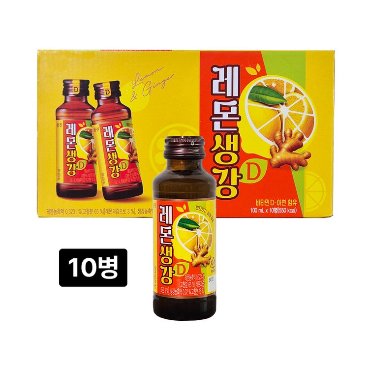 Lemon Ginger D BTL (100ml x 10) x 10 Korean food wholesale product image